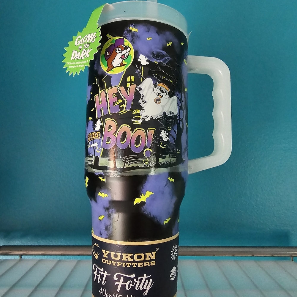 Bucees Hey Boo glow in the dark 40 oz tumbler